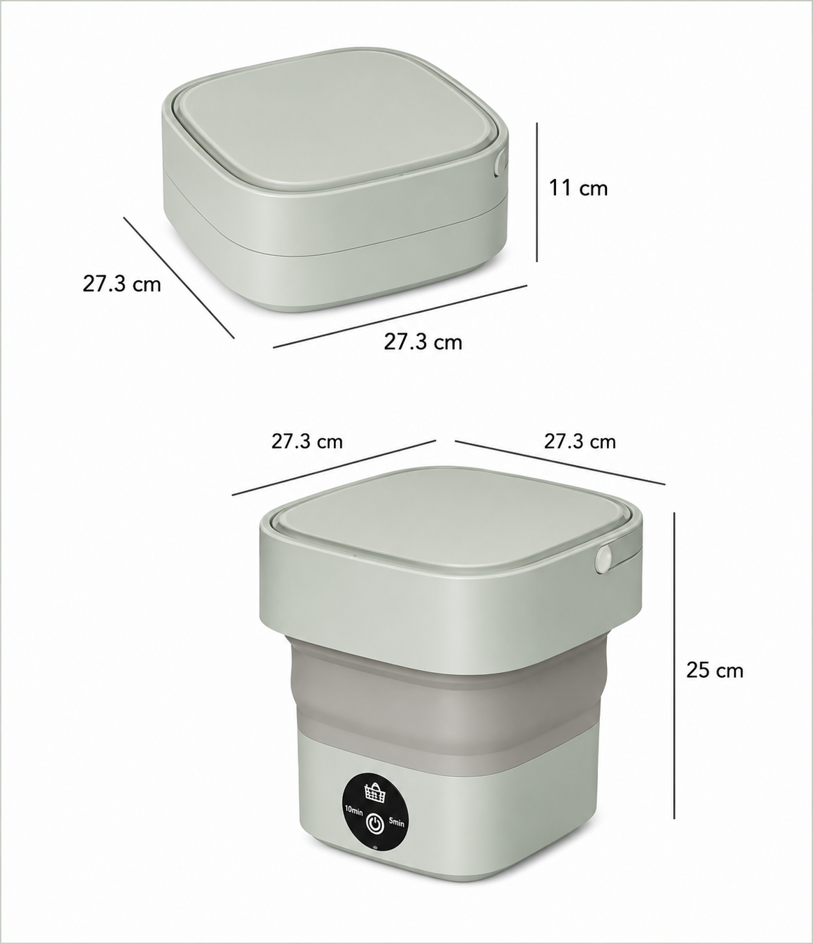 Foldable Mini Laundry Machine